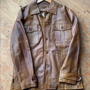 Wilson’s leather lambskin jacket!